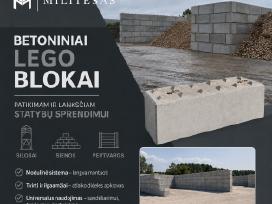 Betono lego blokai silosas ukiui pertvaroms