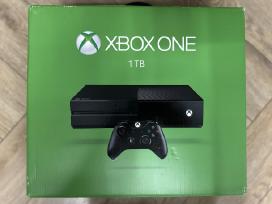 Xbox One 1tb su originalia dėže + pultas + laidai