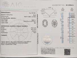 Briliantai su sertifikatu (0,5 -0,7 ct. vnt)