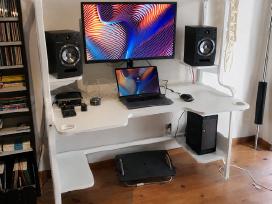 Ikea Fredde baltas stalas, 140 cm