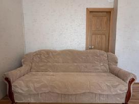 Geros būklės sofa-lova su dvejais foteliais