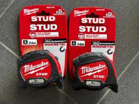 2 vnt. Milwaukee Stud 5 m magnetinės ruletės