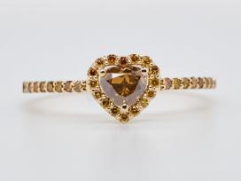 Sužadėtuvių žiedas su briliantais (0,58ct)