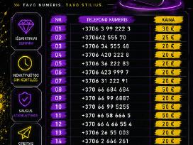 Gražūs telefono numeriai / lengvi tel nr