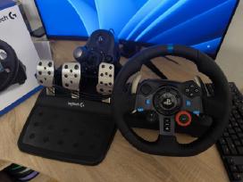 Logitech g29 + Pavarų svirtis