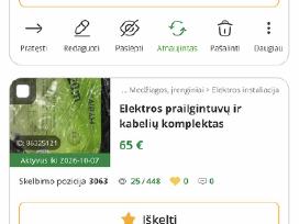 Namų apyvokos reikmenų išpardavimas