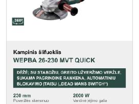 Didelis kampinis šlifuoklis 230mm