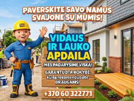 Lauko ir vidaus darbai, darome viską