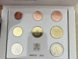 Vatikanas bankinis euro rinkinys 2025