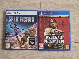 Ps5 ir Ps4 - Split Fiction ir Red Dead Redemption