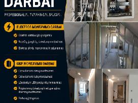 Gkp montavimo ir elektros darbai Vilniuje