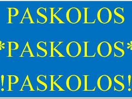 Paskolos gaunantiems socialines išmokas,bedarbiams