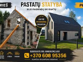 Namų statyba Klaipėdoje +370*608*95356