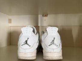 Nike Air Jordan 4 batai, balti