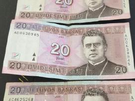 3 vnt. 20 Lt banknotai, 2007 m.