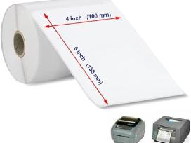 Terminio spausdintuvo etiketės 100x150, 500 labels