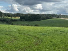 Erdvūs sklypai slėnyje, namų valda, panorama