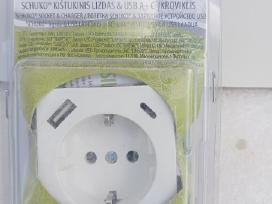 Elektros lizdas- Usb kroviklis