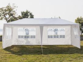 Balta lauko pavėsinė 3x6m