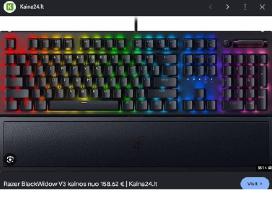 Razer Blackwidow V3 klaviatūra