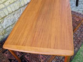 Vintažinis mid century tikmedžio kavos staliukas