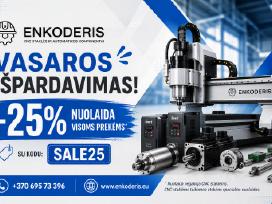 -25% nuolaida visoms CNC dalims