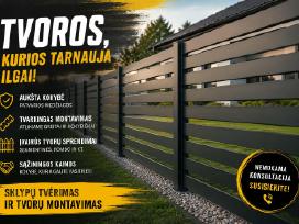 Tvorų tvėrimas ir montavimas