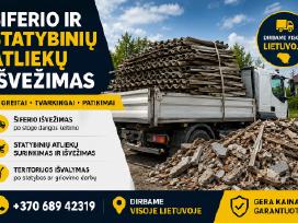 Šiferio ir statybinių atliekų išvežimas