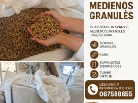 Medžio Granulė 6mm 330€