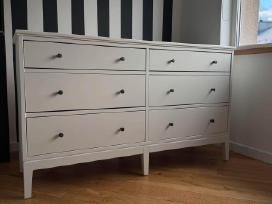 Ikea Komoda su 6 stalčiais, balta, 162x95 cm