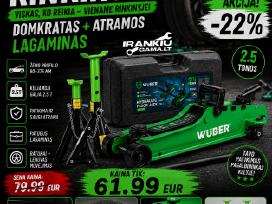 Domkratas ir atramos -22% nuolaida