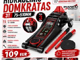 Žemo profilio hidraulinis domkratas 3t, 75-510mm