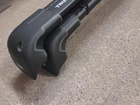 Audi Q7 stogo skersiniai Thule Wingbar Edge black