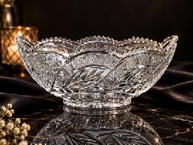Vintazinis didelis kristolo dubuo