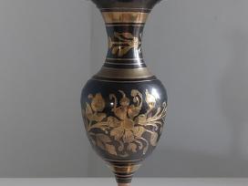 Indiška vaza (aukštis - 20,5 cm) iš žalvario