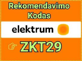 Elektrum Kodas Zkt29 - 15€ Dovana