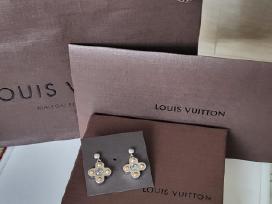 Louis Vuitton keturlapio motyvo auskarai