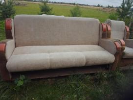Parduodu sofa lova ir du fotelius +galiu atvešt.