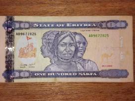Eritrėjos 100 nakfa banknotas