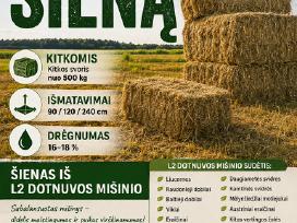 Parduodame šiena,šienaini ,kukurūzų silosa, šiauda
