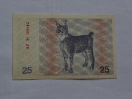 25 talonai 1991 m. Unc. Az