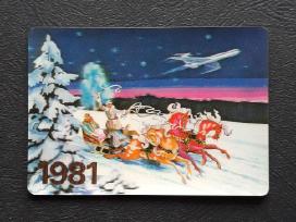 Kalendoriukas 1981 Aeroflot, Naujametinis 3D