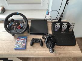 Žaidimų konsolė Sony Playstation 4 su priedais