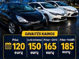 Nuoma Lietuvoje Prius,auris,prius+ 120/150/165/185