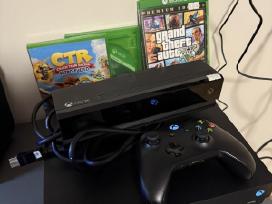 Xbox One X 1tb + Kinect + žaidimai