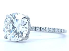 Sužadėtuvių žiedas su LG briliantu (3,33ct)