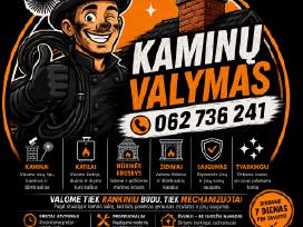 Kaminu valymas,krosniu valymas,kaminkretys