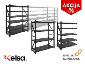 Metaliniai stelažai - Geriausia kaina - Nauji