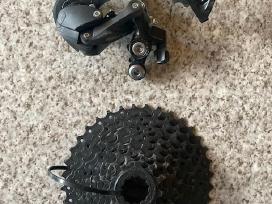 MTB dviračio 11-36 kasetė su tinkamu perjungėju