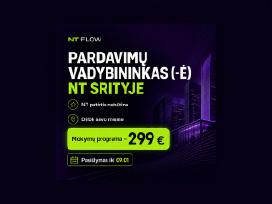 Pardavimų vadybininkas (-ė) Nt srityje
